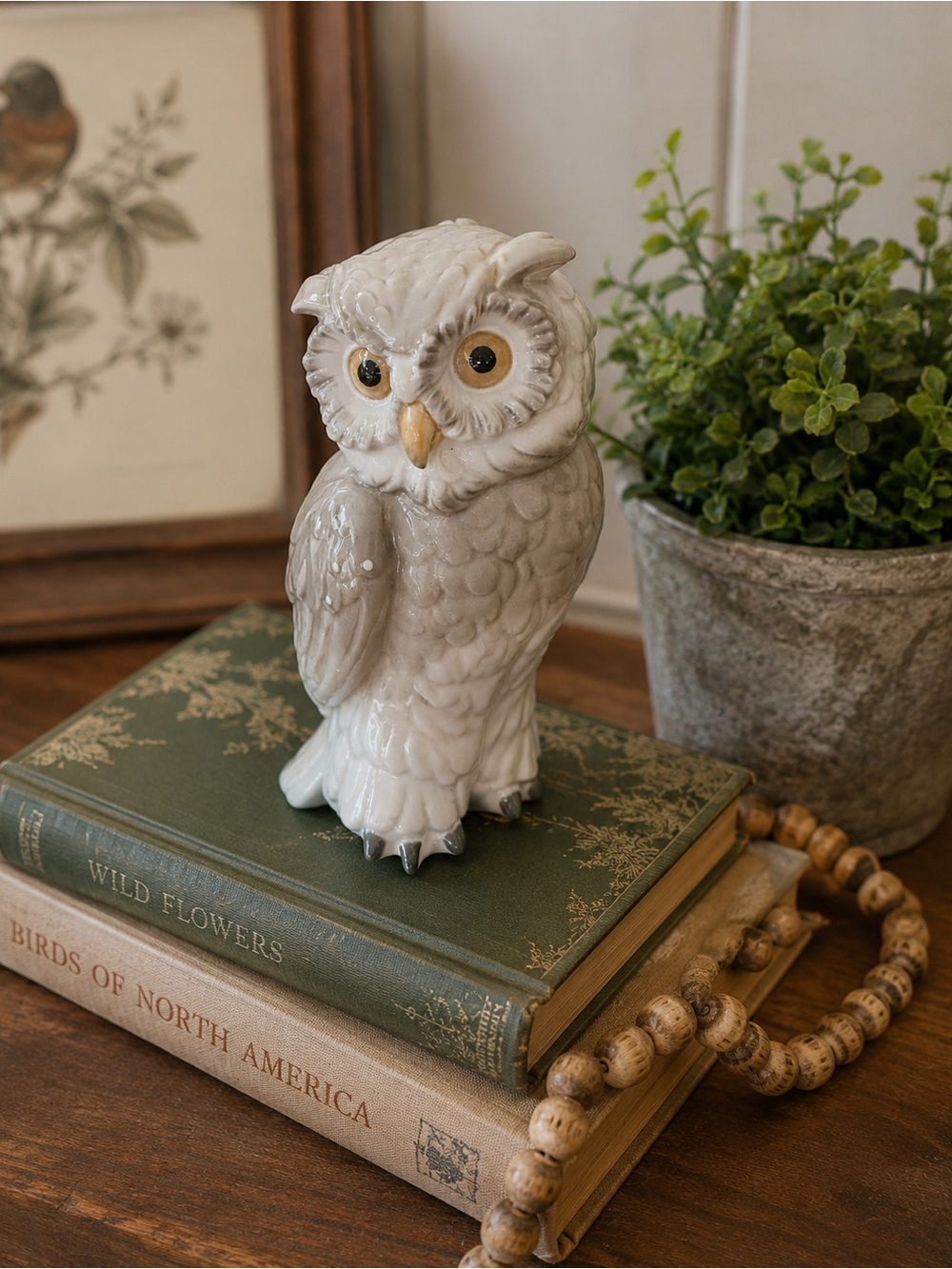 Vintage 1979 NAO by Lladro Spain Porcelain Short Eared Owl Figurine Jose Roig